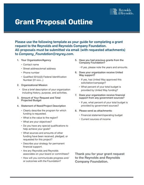 FREE 8+ Sample Grant Proposal Forms in MS Word PDF