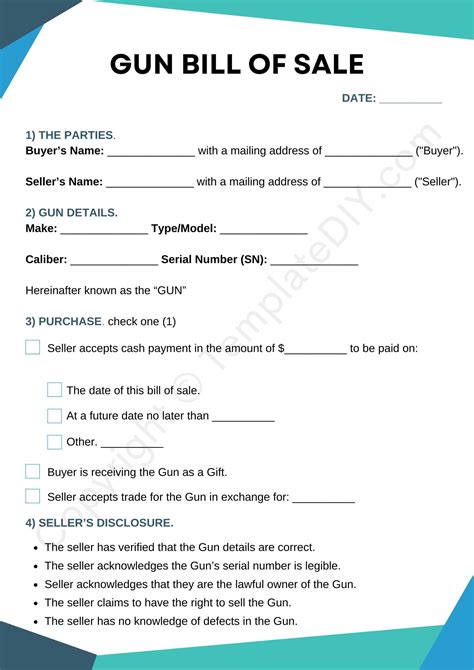 FREE 8+ Sample Gun Bill of Sale Forms in PDF MS Word