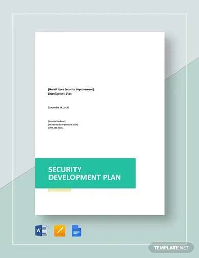 FREE 8+ Sample Security Plan Templates in PDF MS Word Google Docs
