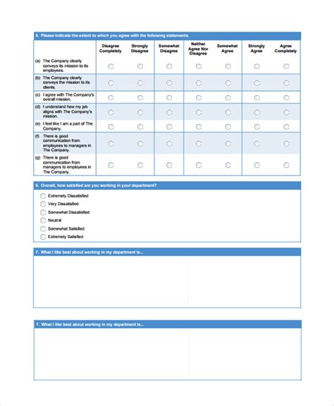 FREE 8+ Sample Survey Example Templates in PDF MS Word