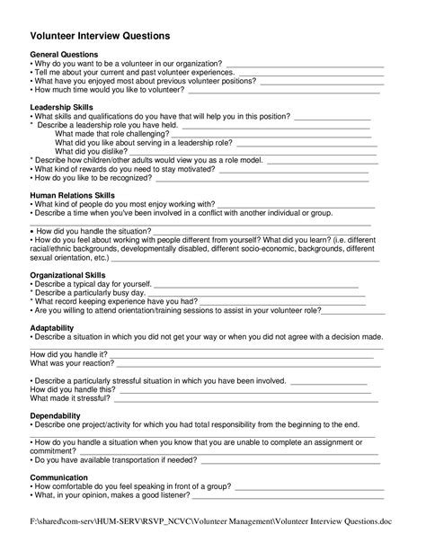FREE 8+ Samples of PreInterview Questionnaires in PDF Examples