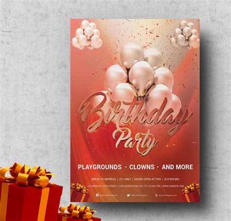 FREE 9+ Birthday Party Invitations in PSD Vector EPS