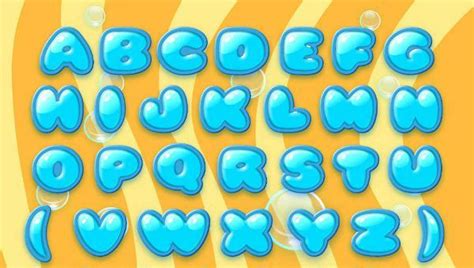 FREE 9+ Bubble Letter Alphabets in AI