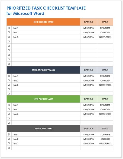 FREE 9+ Daily List Templates in MS Word PDF