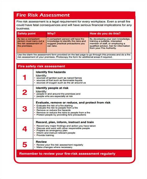 FREE 9+ Fire Risk Assessment Forms in PDF Excel