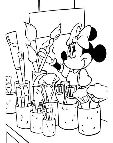 FREE 9+ Minnie Mouse Coloring Pages in PSD AI