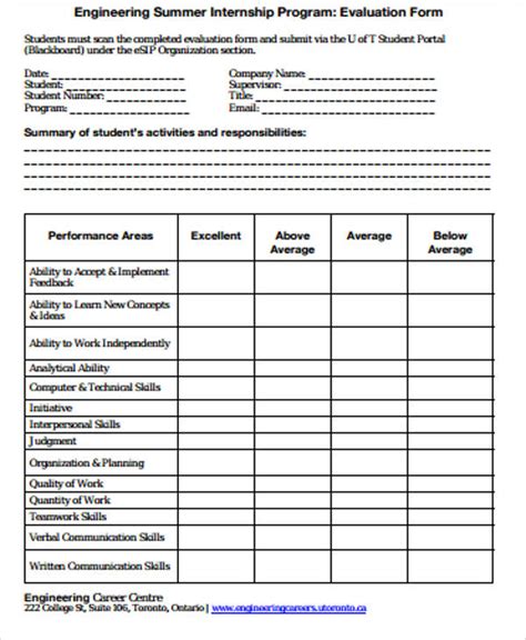 FREE 9+ Sample Project Evaluation Forms in MS Word PDF