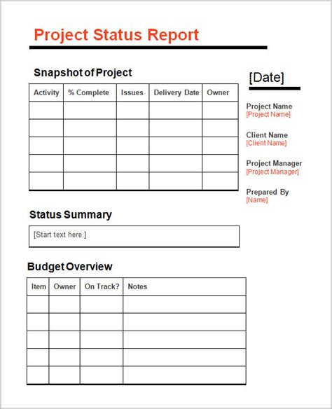 FREE 9+ Sample Status Reports in Google Docs MS Word Pages PDF