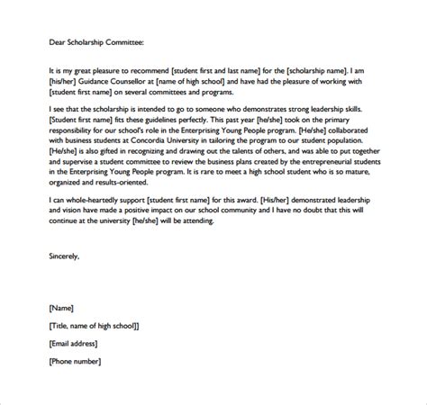 FREE 9+ Sample Student Reference Letter Templates in PDF MS Word