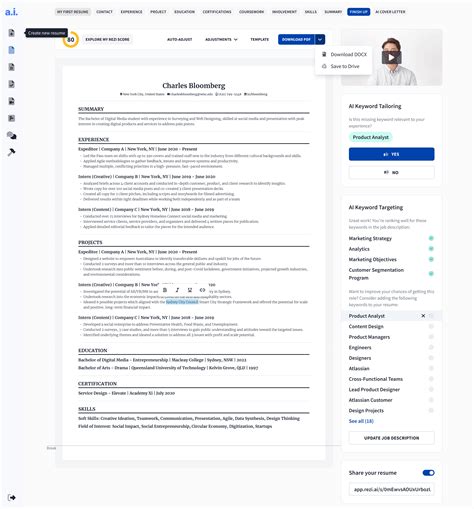 Free AI Resume Builder: Easy, Fast & Smart Resume - balustradellc