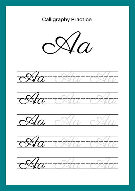 Free and customizable calligraphy templates - muktibox.com