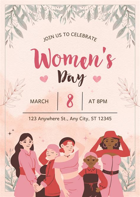 Free and customizable womens day templates - muktibox.com