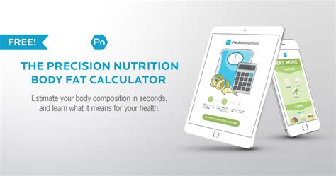 Free Body Fat Calculator from Precision Nutrition - balustradellc