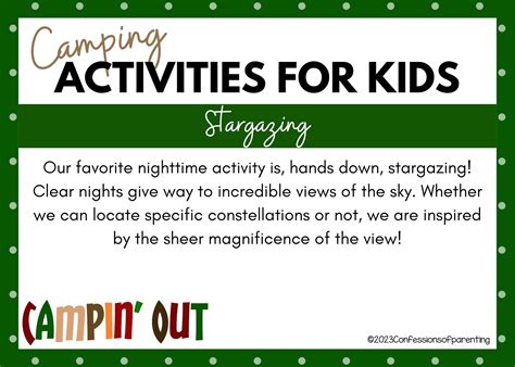 Free Camping Activities To Entertain The Kids - balustradellc