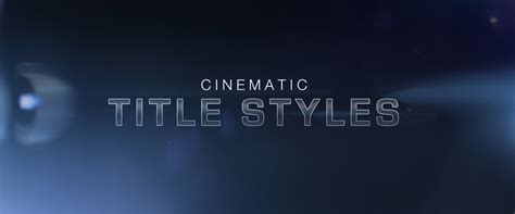 Free Cinematic Title Style Library for Premiere Pro - muktibox.com
