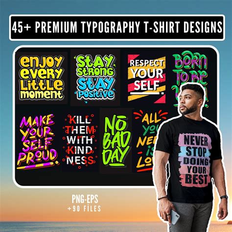 Free custom printable typography t-shirt templates - muktibox.com