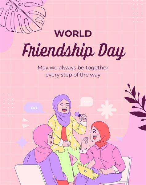 Free customizable friendship poster templates - muktibox.com