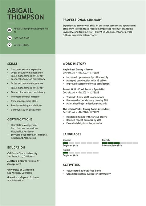 Free CV Examples to Boost Your Career in 2026 - Zety - balustradellc