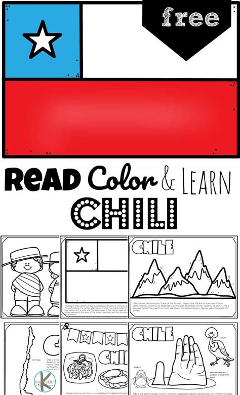 FREE Chile Coloring Pages Read Color and Learn