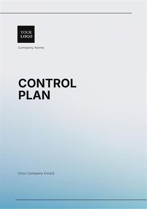FREE Control Plan Template Download in Word, Google Docs, Excel, PDF