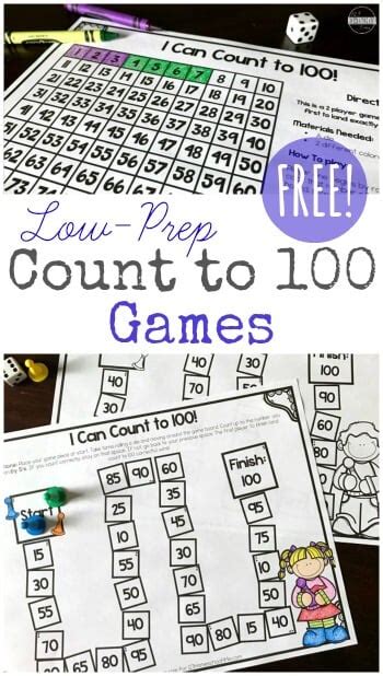 FREE Count to 100 Math Game