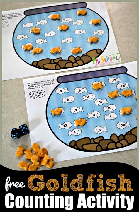 FREE Counting with Goldfish Activity this is such a fun hands on