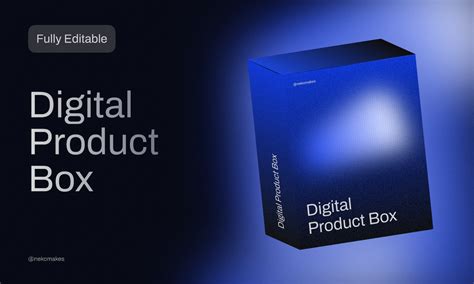 Free Digital Product Box Mockup - Online Design & Download - muktibox.com