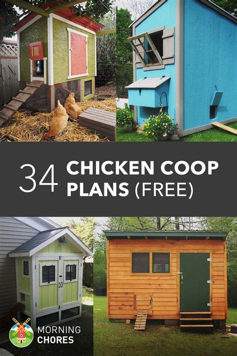 Free DIY Chicken Coop Plans: 20 Easy Ideas to Build - Backyard … - balustradellc