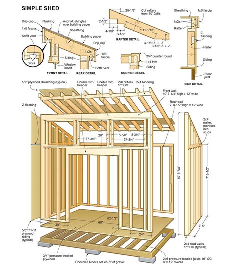 Free DIY Shed Plans - Build Blueprint - balustradellc
