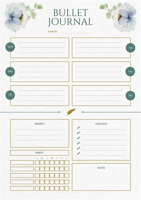 Free editable and printable journal templates - muktibox.com