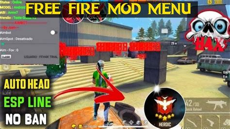 FREE FIRE MOD MENU APK 1.98.1 NEW HACK CHEAT FF …