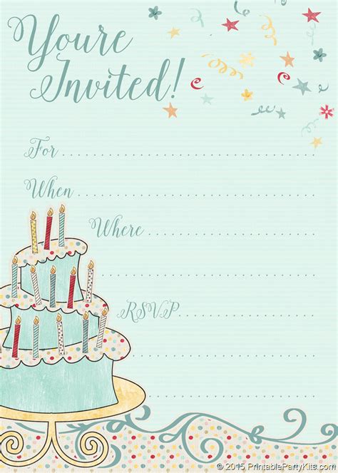 FREE Farm - Download Hundreds FREE PRINTABLE Birthday Invitation …