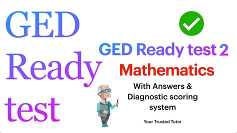FREE GED Ready Test 2 for Math GED math practice test 2 with answers