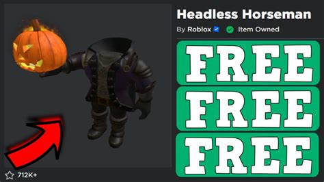 FREE HEADLESS HORSEMAN EVERYDAY...(GIVEAWAY!) - YouTube