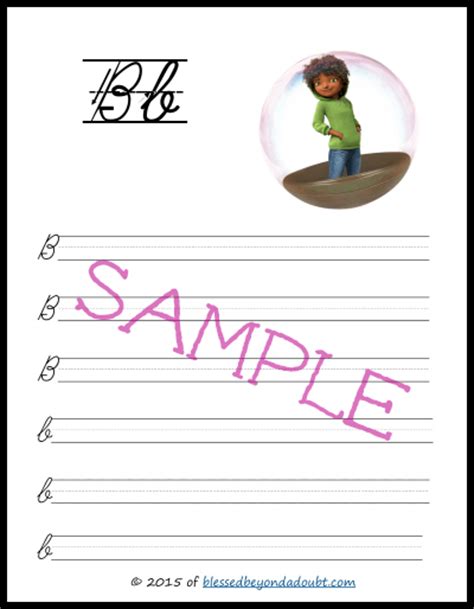 FREE Home Handwriting Printable Set Print and Cursive Edition