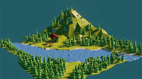 Free Low Poly Landscapes 3D Models - muktibox.com