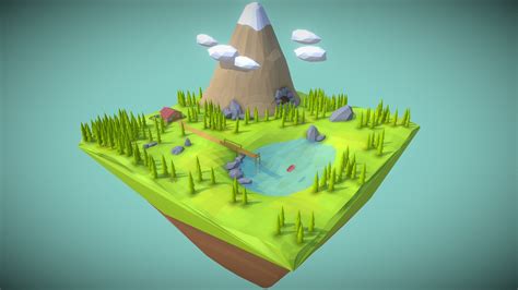Free Low Poly Nature Blender Models - muktibox.com