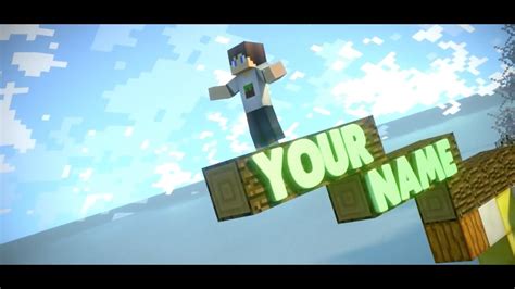 FREE Minecraft Blender Intro Template YouTube