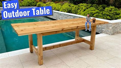 Free plans to build your own outdoor dining table - by … - balustradellc