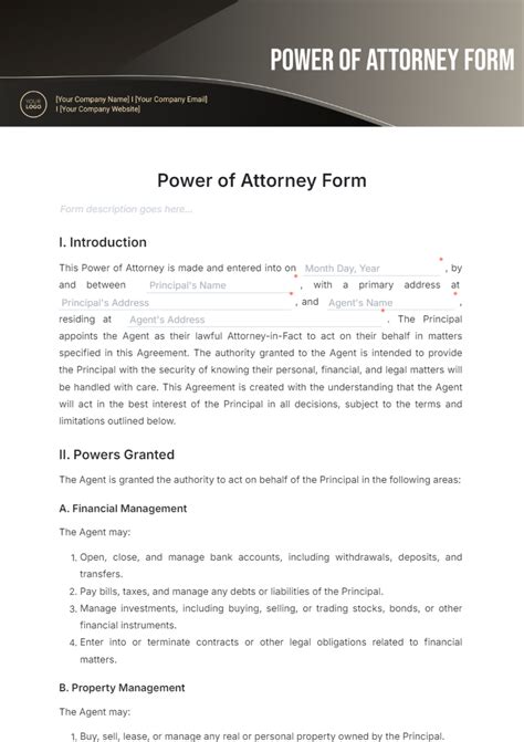 Free Power of Attorney Template & FAQs - Rocket … - balustradellc