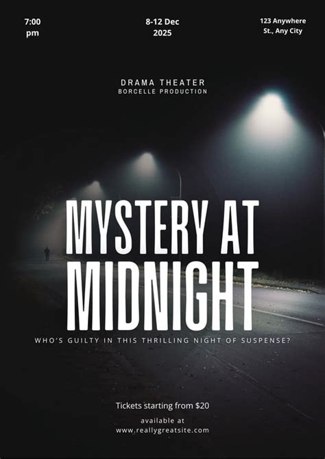 Free printable theater poster templates - muktibox.com