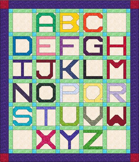 FREE Pattern Pieced Alphabet Blocks AQS Blog Alphabet blocks