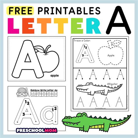 FREE Preschool & Kindergarten ABC Flashcards & Printable Chart ...