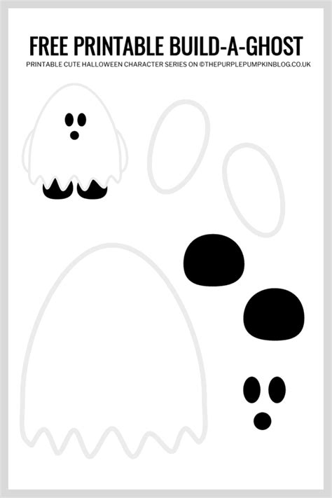 FREE Printable Ghost Halloween Craft Halloween crafts, Halloween