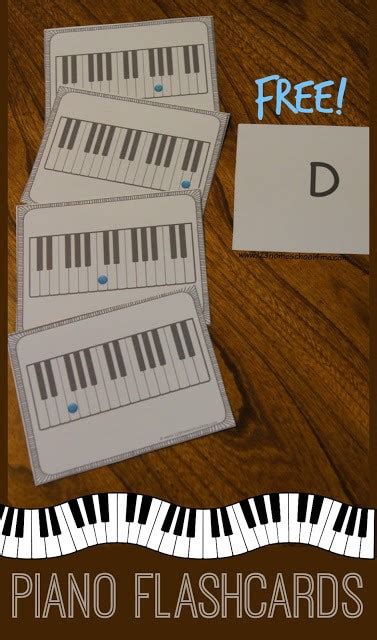 FREE Printable Piano Flashcard Set - 123 Homeschool 4 …