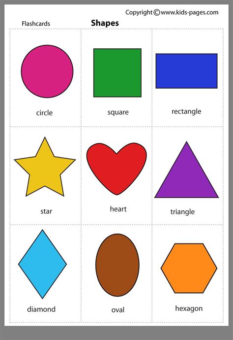 FREE Printable Shapes for Kids Worksheets - 123 Homeschool 4 Me