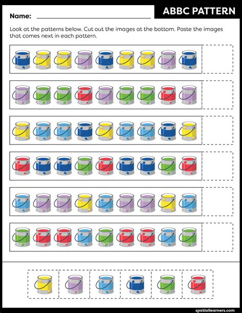 FREE RESOURCES Spatial Learners Math patterns activities, Kids