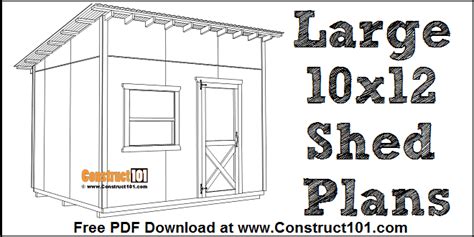 Free Shed Plans – with Drawings and Material List - balustradellc