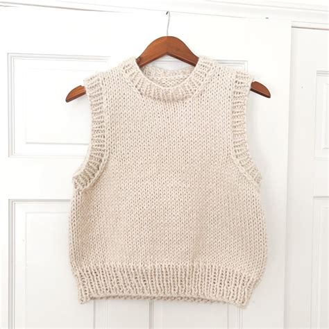 FREE Sweater Vest Knitting Pattern + Tutorial Open Trails Slipover