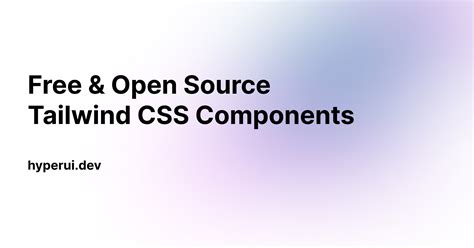 Free Tailwind CSS v4 Components | HyperUI - coolestguyplanet.net